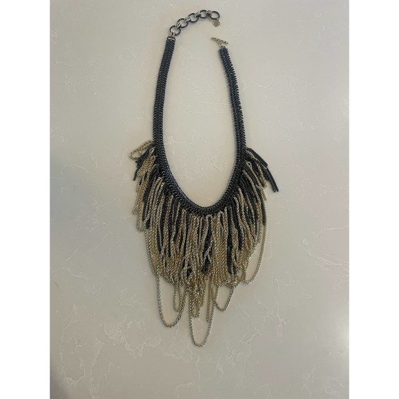 Kendra Scott Jewelry - Kendra Scott Gold & Gunmetal Fringed Necklace